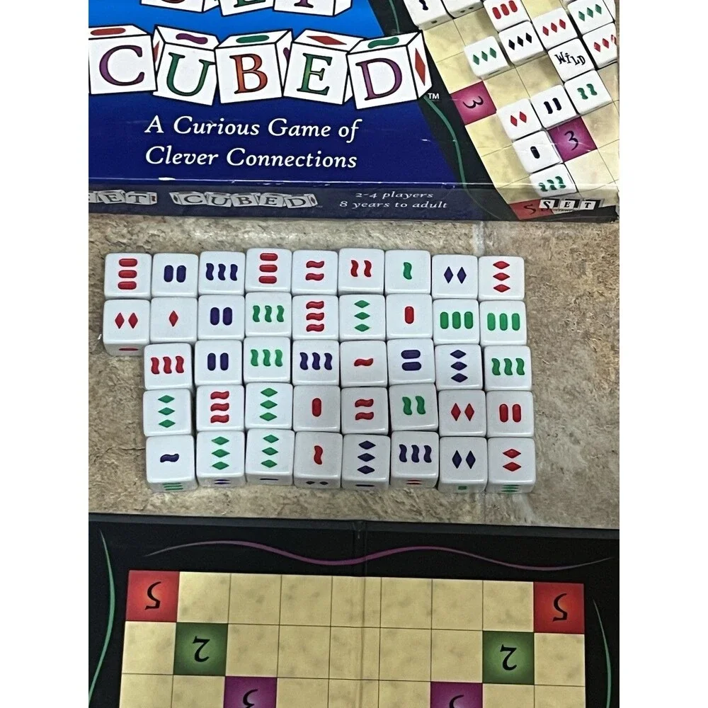 SET CUBED Curious Game of Clever Connections - COMPLETE